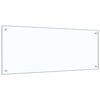 vidaXL Dosseret de cuisine Transparent 100x40 cm Verre trempé