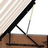 vidaXL Lit avec rangement et matelas avec matelas Taupe 120 x 190 cm