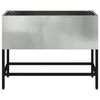 vidaXL Bac de jardin sur&eacute;lev&eacute; Argent 60 x 26 x 45 cm Acier galvanis&eacute;