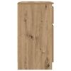 vidaXL Buffet avec tiroir ch&ecirc;ne artisanal 71x35x65 cm bois ing&eacute;nierie