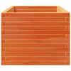 vidaXL Jardini&egrave;re cire marron 90x60x49,5 cm bois de pin massif