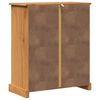 vidaXL Armoire de salle de bain avec porte VIGO Marron et Marron Miel