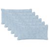 vidaXL Housse de coussin 6 pc HOUTEN Bleu clair 40 x 80 cm