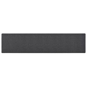 vidaXL Tapis de couloir Anthracite 80x400 cm