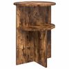 vidaXL Table d'appoint Ch&ecirc;ne fum&eacute; &Oslash; 39,5 x 55 cm Bois d'ing&eacute;nierie
