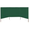 vidaXL Paravent 3 panneaux Tissu 400 x 160 cm Vert