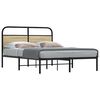 vidaXL Cadre de lit sans matelas 120x190 cm cm chêne sonoma