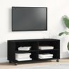 vidaXL Meuble TV Noir 90 x 35 x 40,5 cm Bois d'ingénierie