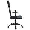 vidaXL Chaise de bureau réglable en hauteur noir