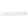vidaXL Cage pour lapins Argent 430 x 55 x 55 cm Acier galvanis&eacute;