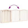 vidaXL Barrière pour chien pliable 3 panneaux 150 cm bois de peuplier