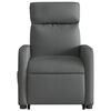 vidaXL Fauteuil inclinable Gris fonc&eacute; Tissu