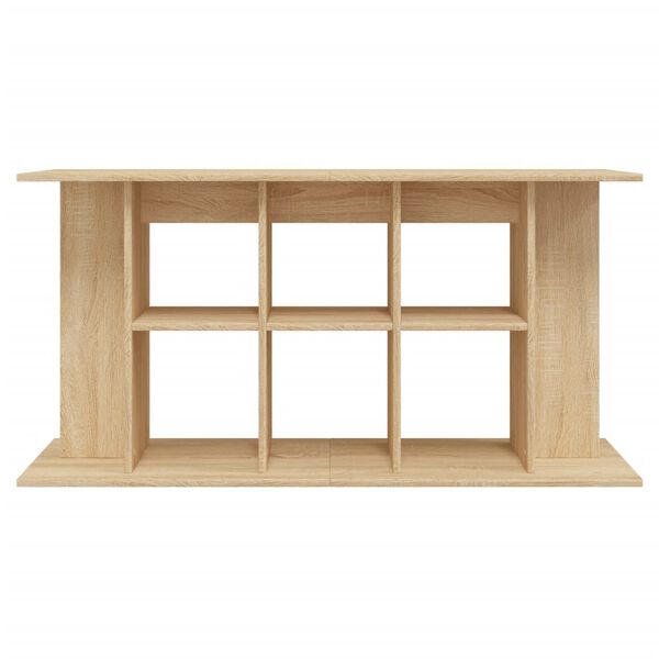 vidaXL Support d'aquarium Chêne Sonoma 120x40x60 cm Bois d'ingénierie