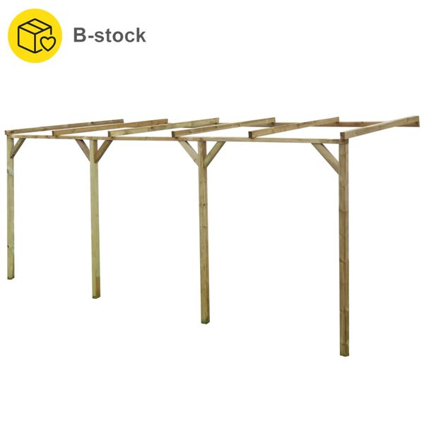 vidaXL B-Stock Pergola inclin&eacute;e 2x5x2,2 m Bois massif de pin impr&eacute;gn&eacute;
