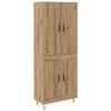 vidaXL Haut Armoire 2 pc Ch&ecirc;ne artisanal 69,5 x 34 x 180 cm