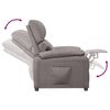 vidaXL Fauteuil inclinable Taupe Tissu