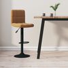 vidaXL Tabouret de bar Marron Velours