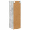 vidaXL Armoire suspendue avec stockage Gris b&eacute;ton 30 x 29,5 x 100 cm