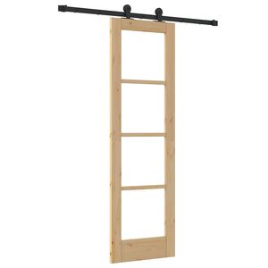 vidaXL Porte coulissante ORKDAL Naturel 61 x 198,5 cm