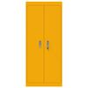 vidaXL Armoire de rangement Jaune moutarde 60 x 40 x 140 cm Acier