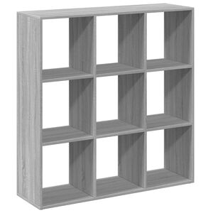 vidaXL &Eacute;tag&egrave;re s&eacute;paratrice de pi&egrave;ce sonoma gris 102x29x103,5 cm