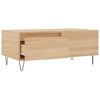 vidaXL Table basse Ch&ecirc;ne sonoma 90x50x36,5 cm Bois d'ing&eacute;nierie