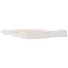 vidaXL Cadre de lit Blanc 160 x 210 cm Pin massif