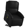 vidaXL Fauteuil inclinable de massage électrique noir similicuir