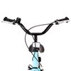 vidaXL Vélo pour enfants 12 pouces Noir et bleu