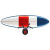 vidaXL Chariot de SUP pour 2 planches de surf pliable 90 kg aluminium