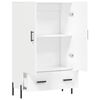 vidaXL Buffet haut blanc 69,5x31x115 cm bois d'ingénierie