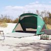 vidaXL Tente de plage 2 personnes vert imperméable