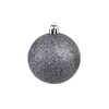 vidaXL Ensemble de boules de No&euml;l 100 pcs 3/4/6 cm Blanc/Gris