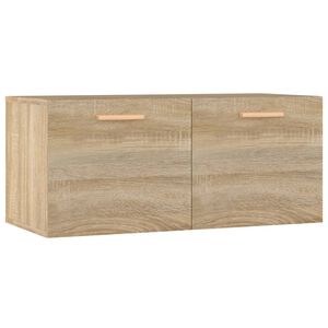 vidaXL Armoire murale Ch&ecirc;ne sonoma 80x35x36,5 cm Bois d'ing&eacute;nierie