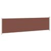vidaXL Auvent lat&eacute;ral r&eacute;tractable de patio 600x160 cm marron
