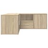 vidaXL Armoire d'angle ch&ecirc;ne sonoma 200x40x45 cm bois d&rsquo;ing&eacute;nierie