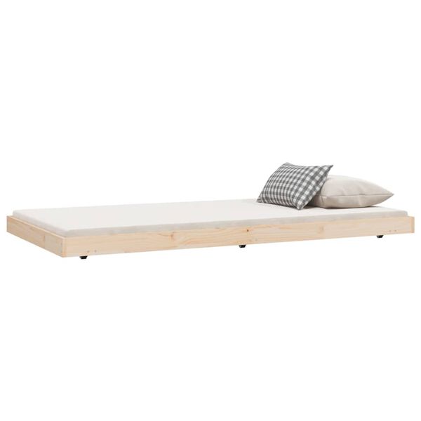vidaXL Cadre de lit sans matelas 80x200 cm bois massif de pin