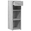vidaXL Buffet sonoma gris 30x42,5x93 cm bois d'ing&eacute;nierie