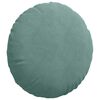 vidaXL Coussins de si&egrave;ge 2 pcs Vert Mer &Oslash; 40 x 13 cm Velours