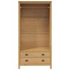vidaXL Armoire Marron miel 84 x 50 x 170 cm Bois de Pin Massif