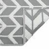 vidaXL Tapis d'ext&eacute;rieur ARAKIL gris 140 x 200 cm PP