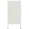 vidaXL Buffet blanc 36x39x79 cm acier