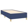 vidaXL Sommier &agrave; lattes de lit avec matelas Bleu 100x200 cm Tissu