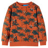 vidaXL Sweatshirt pour enfants rouille clair 116