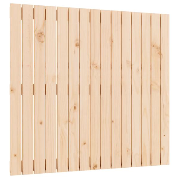 vidaXL Tête de lit murale 95,5x3x90 cm Bois massif de pin