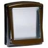 PetSafe Porte &agrave; 2 voies pour chiens 730 Petit 17,8 x 15,2 cm Marron