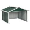 vidaXL Abri tondeuse robot de jardin 92x97x63 cm Acier galvanis&eacute; Vert