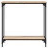vidaXL Table console Chêne Sonoma 75x30,5x75 cm Bois d'ingénierie
