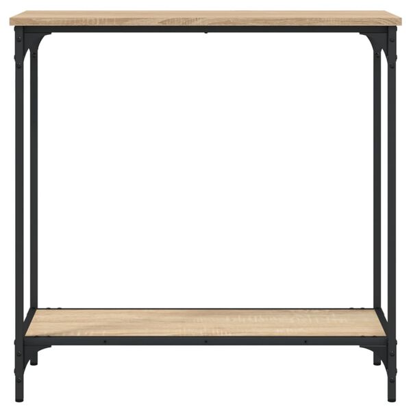 vidaXL Table console Chêne Sonoma 75x30,5x75 cm Bois d'ingénierie