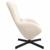 vidaXL Fauteuil &oelig;uf Cr&egrave;me 63 x 73 x 90 cm tissu
